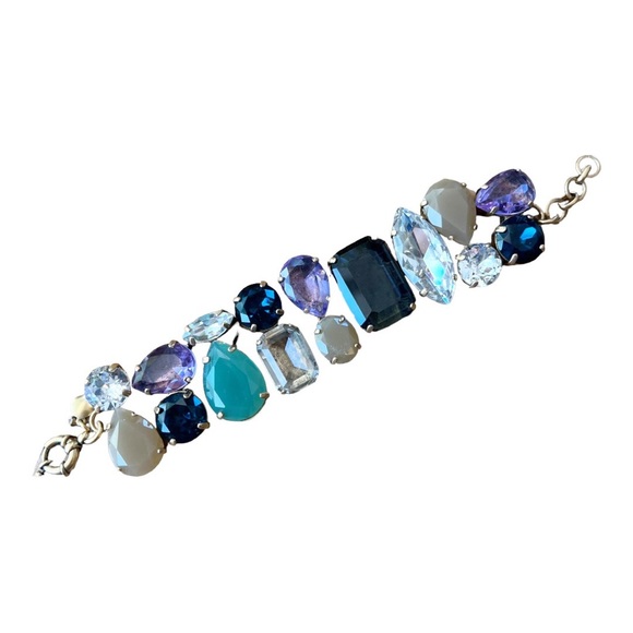 J. Crew Jewelry J Crew Sparkle Bracelet Chunky Cool Tones Poshmark